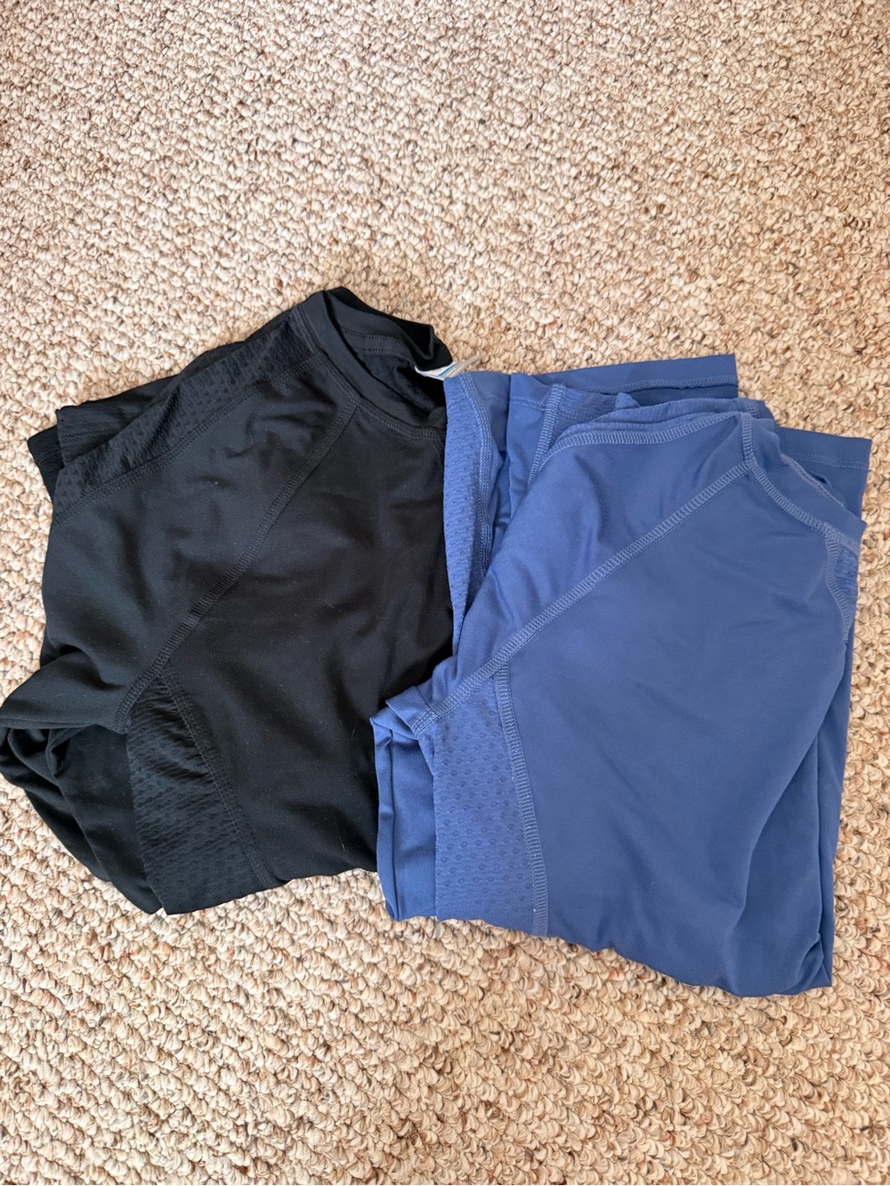 Columbia Long Sleeve Performance Tops - Black and Blue